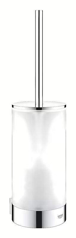 Nástěnná WC štětka Grohe Selection v chromu se skrytým upevněním a povrchem Grohe StarLight