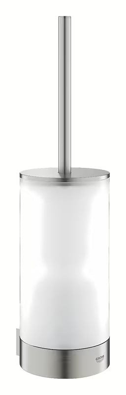 Nástěnná WC štětka Grohe Selection v provedení supersteel se skrytým upevněním