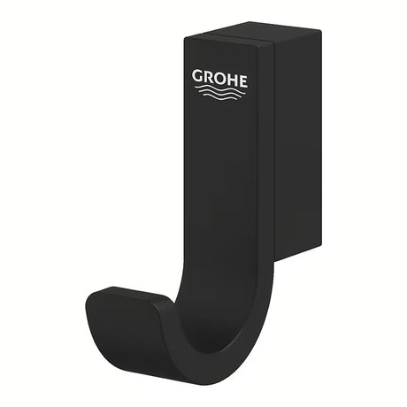 Háček na župan Grohe Selection v barvě phantom black se skrytým upevněním