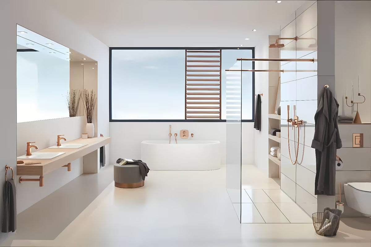Sprchová hadice Grohe Silverflex 1750 mm v povrchové úpravě Warm Sunset s TwistFree proti zamotání.