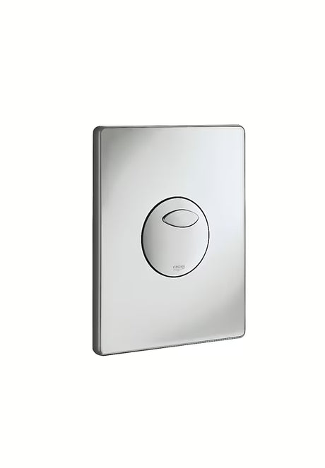 Chromové ovládací tlačítko Grohe Skate pro 2-činné splachování nebo start/stop