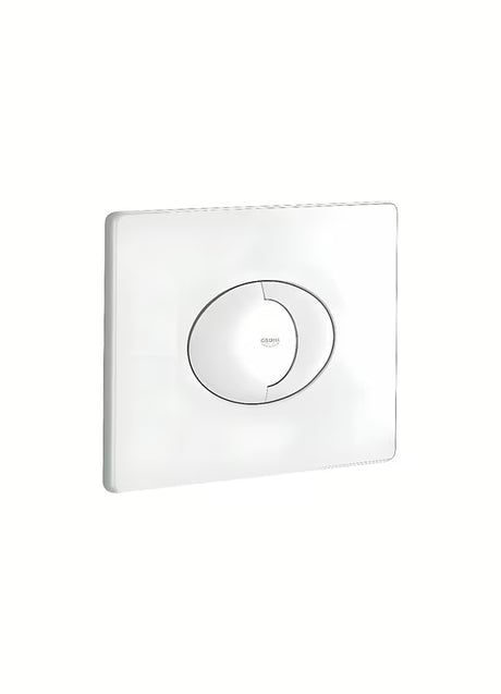 Splachovací tlačítko Grohe Skate Air v barvě Alpine White pro horizontální montáž