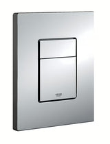 Chromové splachovací tlačítko Grohe Skate Cosmopolitan s duálním splachováním a funkcí Start/Stop