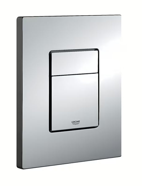 Chromové splachovací tlačítko Grohe Skate Cosmopolitan s duálním splachováním a funkcí Start/Stop