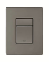 Ovládací tlačítko Grohe Skate Cosmopolitan v povrchu brushed-hard-graphite pro splachování WC