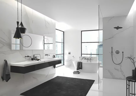 Ovládací tlačítko Grohe Skate Cosmopolitan v povrchu brushed-hard-graphite pro splachování WC