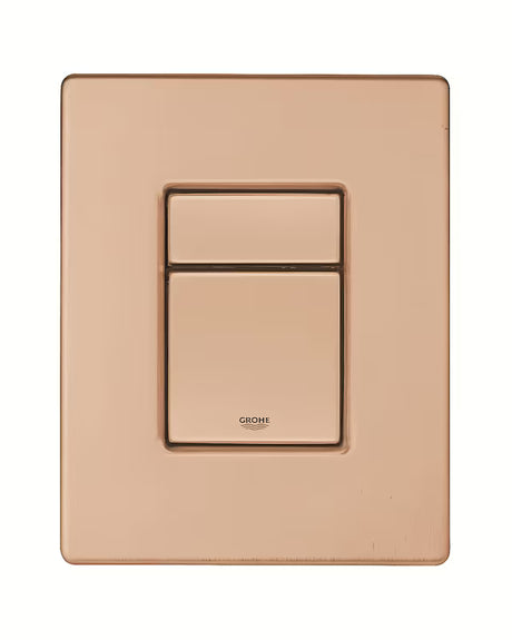 Ovládací tlačítko Grohe Skate Cosmopolitan v provedení brushed warm sunset pro podomítkové nádržky