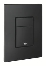Ovládací splachovací tlačítko Grohe Skate Cosmopolitan v provedení phantom black s matným povrchem