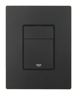 Ovládací splachovací tlačítko Grohe Skate Cosmopolitan v provedení phantom black s matným povrchem