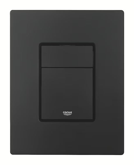 Ovládací splachovací tlačítko Grohe Skate Cosmopolitan v provedení phantom black s matným povrchem