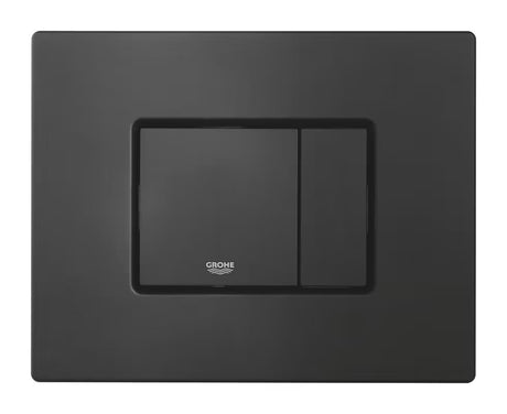 Ovládací splachovací tlačítko Grohe Skate Cosmopolitan v provedení phantom black s matným povrchem