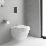 Ovládací splachovací tlačítko Grohe Skate Cosmopolitan v provedení phantom black s matným povrchem