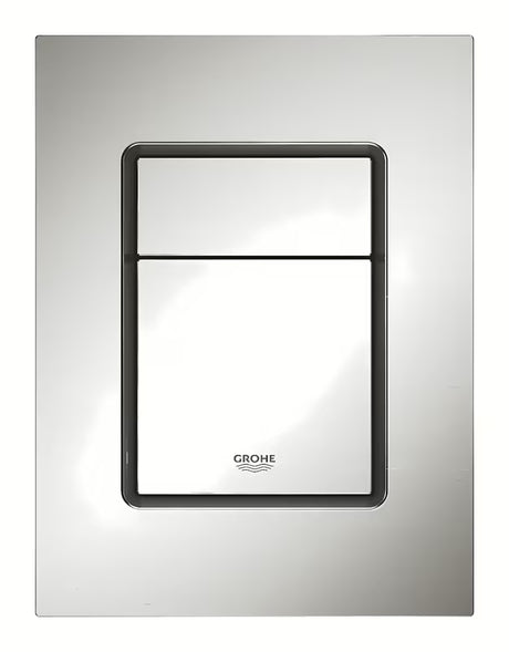 Splachovací tlačítko Grohe Skate Cosmopolitan S v matném provedení stainless pro podomítkové nádrže