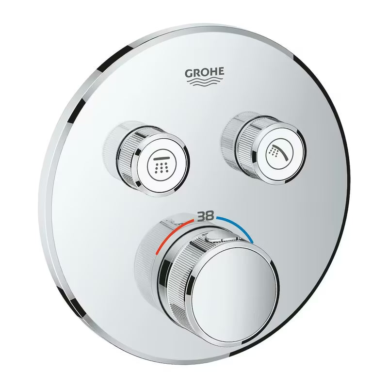 Chromová podomítková termostatická sprchová baterie Grohe Grohtherm SmartControl s ovládáním SmartControl