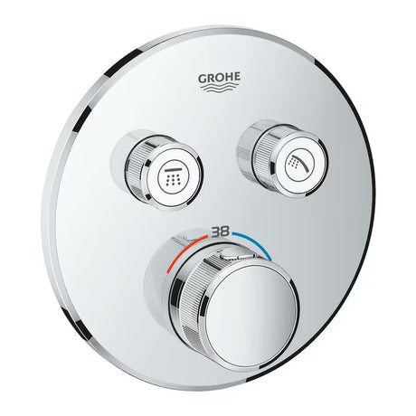 Chromová podomítková termostatická sprchová baterie Grohe Grohtherm SmartControl s ovládáním SmartControl