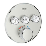Grohe Grohtherm SmartControl termostatická podomítková sprchová baterie v provedení supersteel