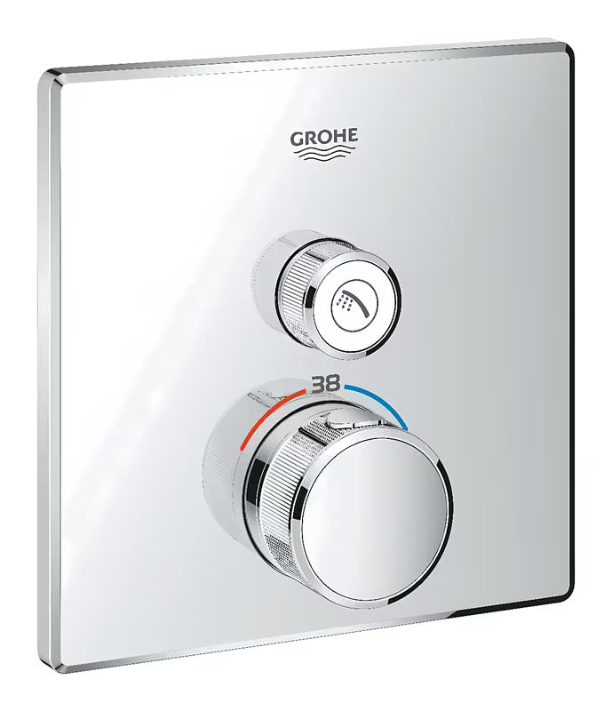 Chromová podomítková termostatická sprchová baterie Grohe Grohtherm SmartControl s tlačítkovým ovládáním SmartControl
