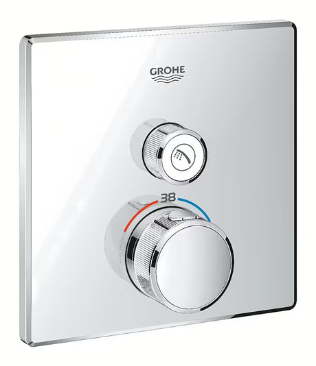 Chromová podomítková termostatická sprchová baterie Grohe Grohtherm SmartControl s tlačítkovým ovládáním SmartControl