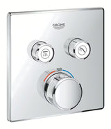 Chromová podomítková termostatická sprchová baterie Grohe Grohtherm SmartControl s tlačítkovým ovládáním