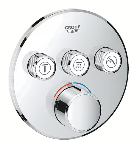 Podomítková termostatická sprchová baterie Grohe Smart Control v chromovém provedení s ovládáním SmartControl