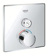 Podomítková termostatická sprchová baterie Grohe Smart Control v chromovém provedení s ovládáním SmartControl.