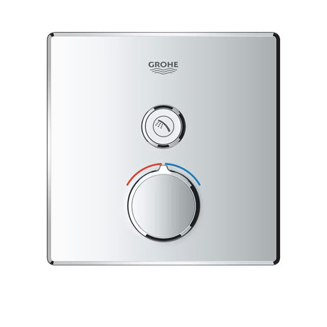 Podomítková termostatická sprchová baterie Grohe Smart Control v chromovém provedení s ovládáním SmartControl.