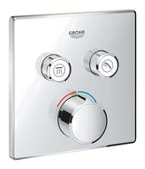 Podomítková sprchová baterie Grohe Smart Control v chromovém provedení s ovládáním SmartControl a dvěma výstupy.
