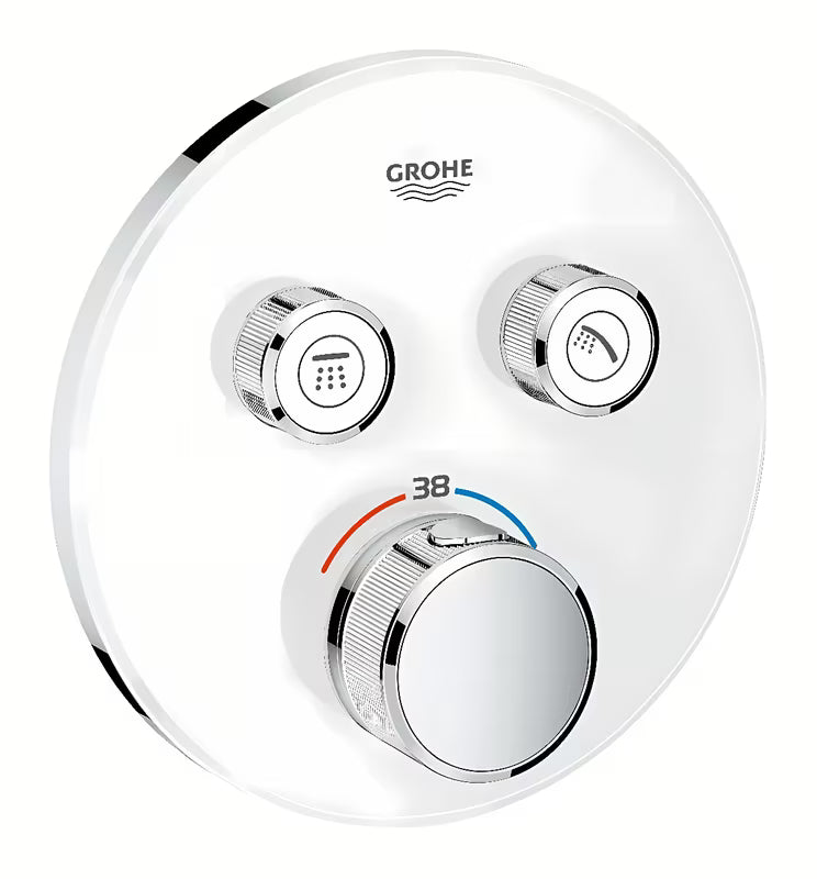 Grohe Grohtherm SmartControl podomítková termostatická sprchová baterie v provedení Moon White