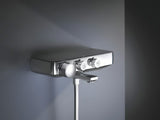 Chromová termostatická vanová baterie Grohe Grohtherm SmartControl pro přepínání mezi vanou a sprchou
