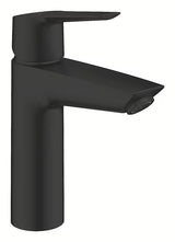 Umyvadlová páková baterie Grohe Start v provedení matte black se středně vysokou výpustí