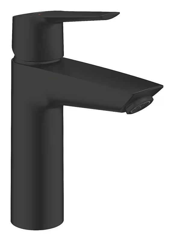 Umyvadlová páková baterie Grohe Start v provedení matte black se středně vysokou výpustí