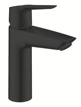 Matně černá páková umyvadlová baterie Grohe Start s clic-clacem a technologií Grohe Water Saving