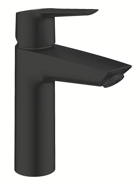 Matně černá páková umyvadlová baterie Grohe Start s clic-clacem a technologií Grohe Water Saving