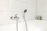 Chromová nástěnná páková vanová baterie Grohe Start s automatickým přepínáním vana sprcha