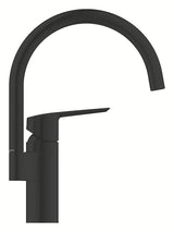Grohe Start páková dřezová baterie s vysokou otočnou výpustí v matné černé barvě