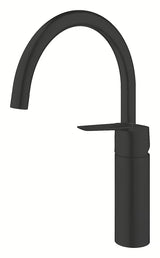 Grohe Start páková dřezová baterie s vysokou otočnou výpustí v matné černé barvě