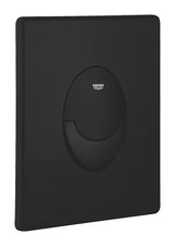 Ovládací tlačítko Grohe Start v matné černé phantom black pro 2-činné splachování a start/stop