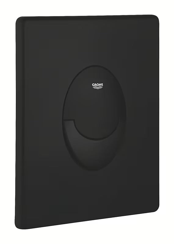 Ovládací tlačítko Grohe Start v matné černé phantom black pro 2-činné splachování a start/stop