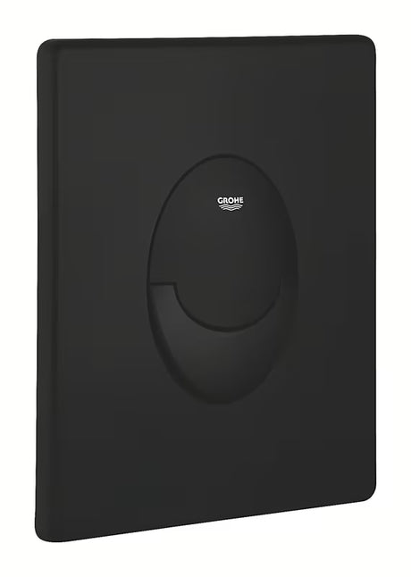 Ovládací tlačítko Grohe Start v matné černé phantom black pro 2-činné splachování a start/stop