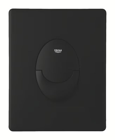 Ovládací tlačítko Grohe Start v matné černé phantom black pro 2-činné splachování a start/stop