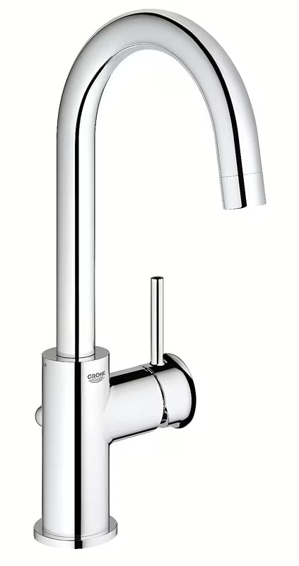 Chromová dřezová baterie Grohe Start Classic s pákovým ovládáním a otočnou výpustí