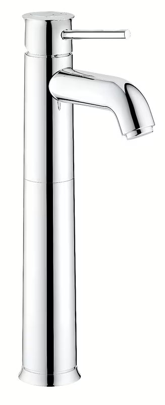 Chromová vysoká umyvadlová baterie Grohe Start Classic pro volně stojící umyvadla s pákovým ovládáním.