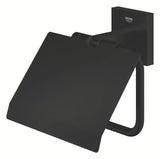 Grohe Start Cube držák toaletního papíru s krytem v matné černé barvě se skrytým upevněním