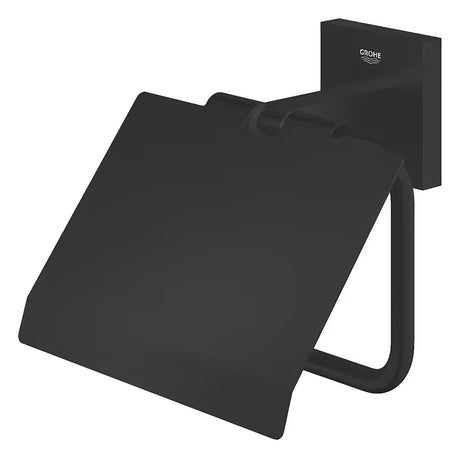 Grohe Start Cube držák toaletního papíru s krytem v matné černé barvě se skrytým upevněním