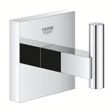 Kovový háček Grohe Start Cube Accessories v chromovém provedení se skrytým upevněním.