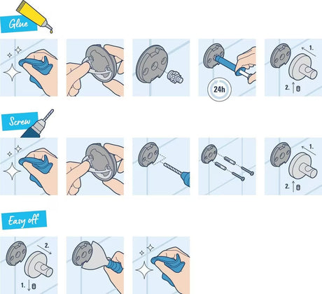 Sklenička s držákem Grohe Start Cube Accessories v provedení supersteel se skrytým upevněním