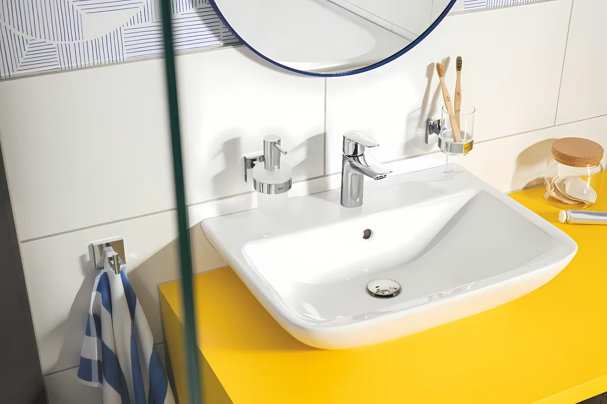 Grohe Start Cube Accessories dávkovač mýdla s držákem v chromovém provedení