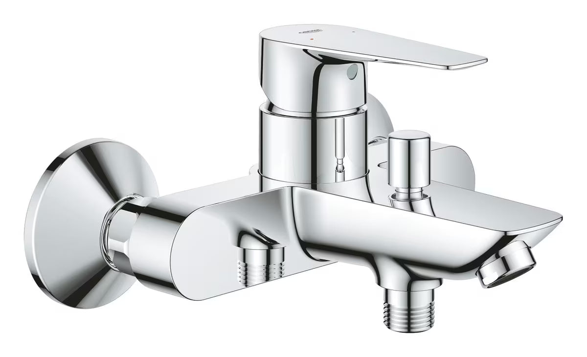 Chromová nástěnná páková vanová baterie Grohe Start Edge s přepínačem vana a sprcha