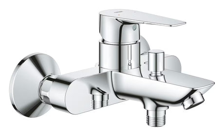 Chromová nástěnná páková vanová baterie Grohe Start Edge s přepínačem vana a sprcha