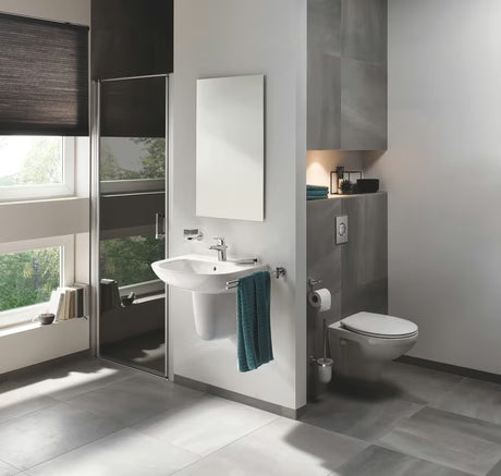 Chromová páková umyvadlová baterie Grohe Start Flow s výpustí a úsporným průtokem 5,7 l/min
